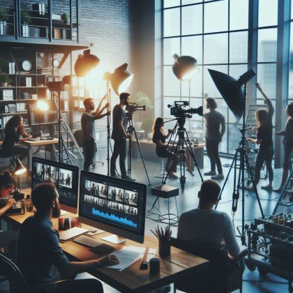 Visual content and video production for content marketing